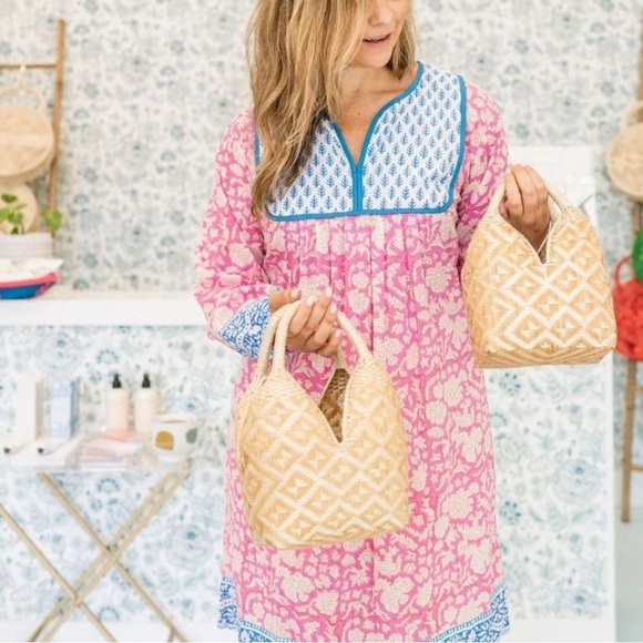 Sz Blockprints Dresses & Skirts - SZ Blockprints Jaipur Caftan Dress